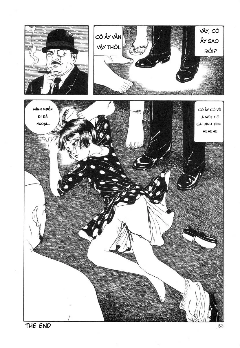HentaiVN.net - Ảnh 15 - Tuyển tập kinh dị của Suehiro Maruo - Bông hồng nhuốm màu quỷ dữ [Rose Colored Monster] - Chap 4: Câu chuyện buồn và bí mật của cô gái Camelia