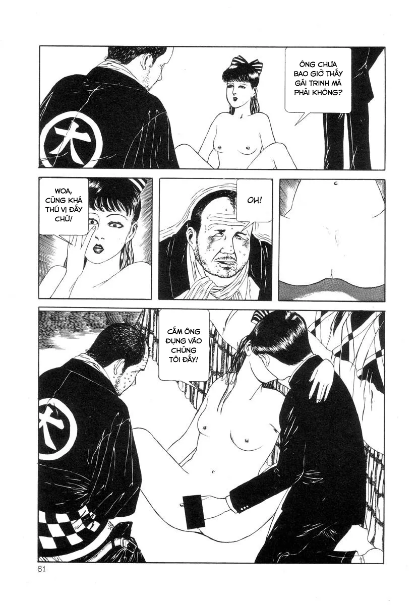 HentaiVN.net - Ảnh 9 - Tuyển tập kinh dị của Suehiro Maruo - Bông hồng nhuốm màu quỷ dữ [Rose Colored Monster] - Chap 5: Sự tiếp xúc giữa đôi mắt hai ta