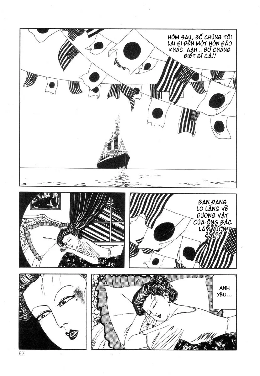 HentaiVN.net - Ảnh 15 - Tuyển tập kinh dị của Suehiro Maruo - Bông hồng nhuốm màu quỷ dữ [Rose Colored Monster] - Chap 5: Sự tiếp xúc giữa đôi mắt hai ta