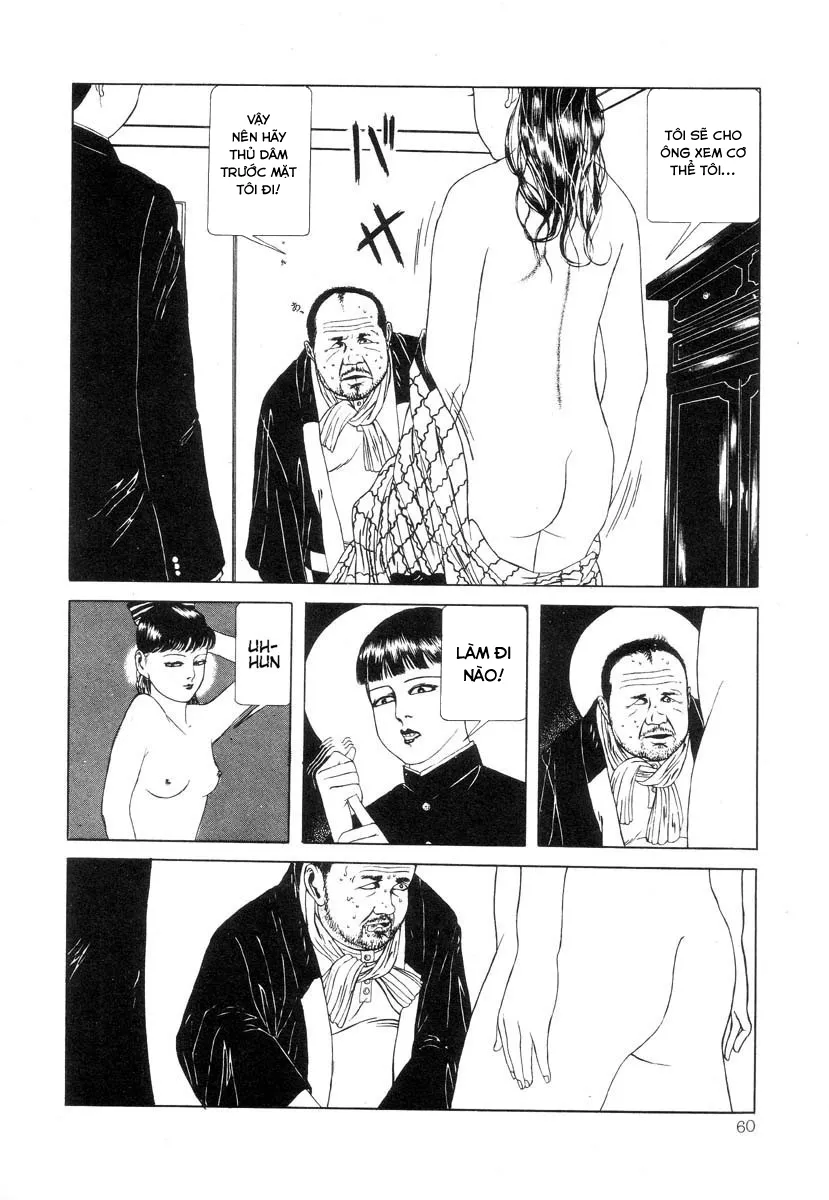 HentaiVN.net - Ảnh 8 - Tuyển tập kinh dị của Suehiro Maruo - Bông hồng nhuốm màu quỷ dữ [Rose Colored Monster] - Chap 5: Sự tiếp xúc giữa đôi mắt hai ta