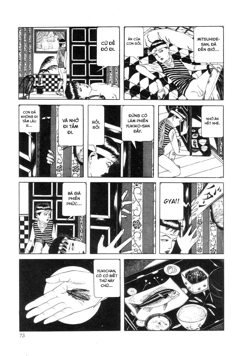 HentaiVN.net - Ảnh 5 - Tuyển tập kinh dị của Suehiro Maruo - Bông hồng nhuốm màu quỷ dữ [Rose Colored Monster] - Chap 6: Im your toilet (Cảnh báo có scat)