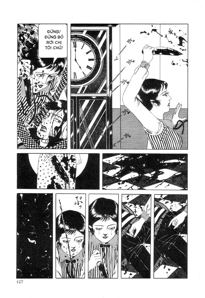 HentaiVN.net - Ảnh 7 - Tuyển tập kinh dị của Suehiro Maruo - Bông hồng nhuốm màu quỷ dữ [Rose Colored Monster] - Chap 10: Máu và Hoa hồng (Chap 9+12 chỉ có raw Jap, nào sẽ tìm người dịch sau)