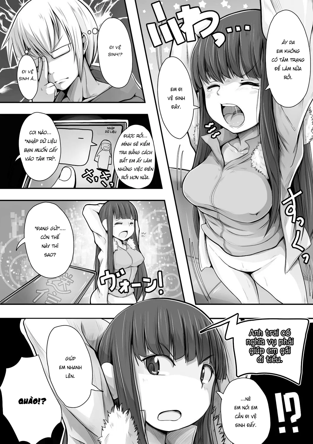 HentaiVN.net - Ảnh 6 - Hack em gái loli vú bự [Imouto Hack] - Oneshot