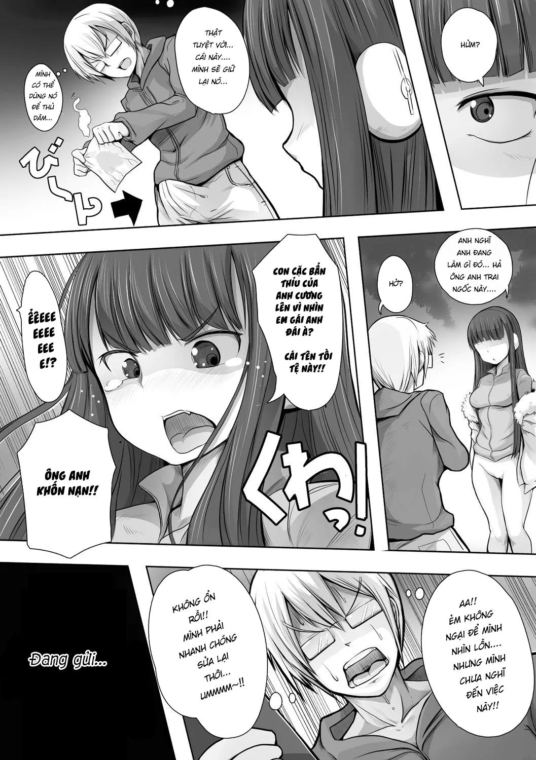 HentaiVN.net - Ảnh 9 - Hack em gái loli vú bự [Imouto Hack] - Oneshot