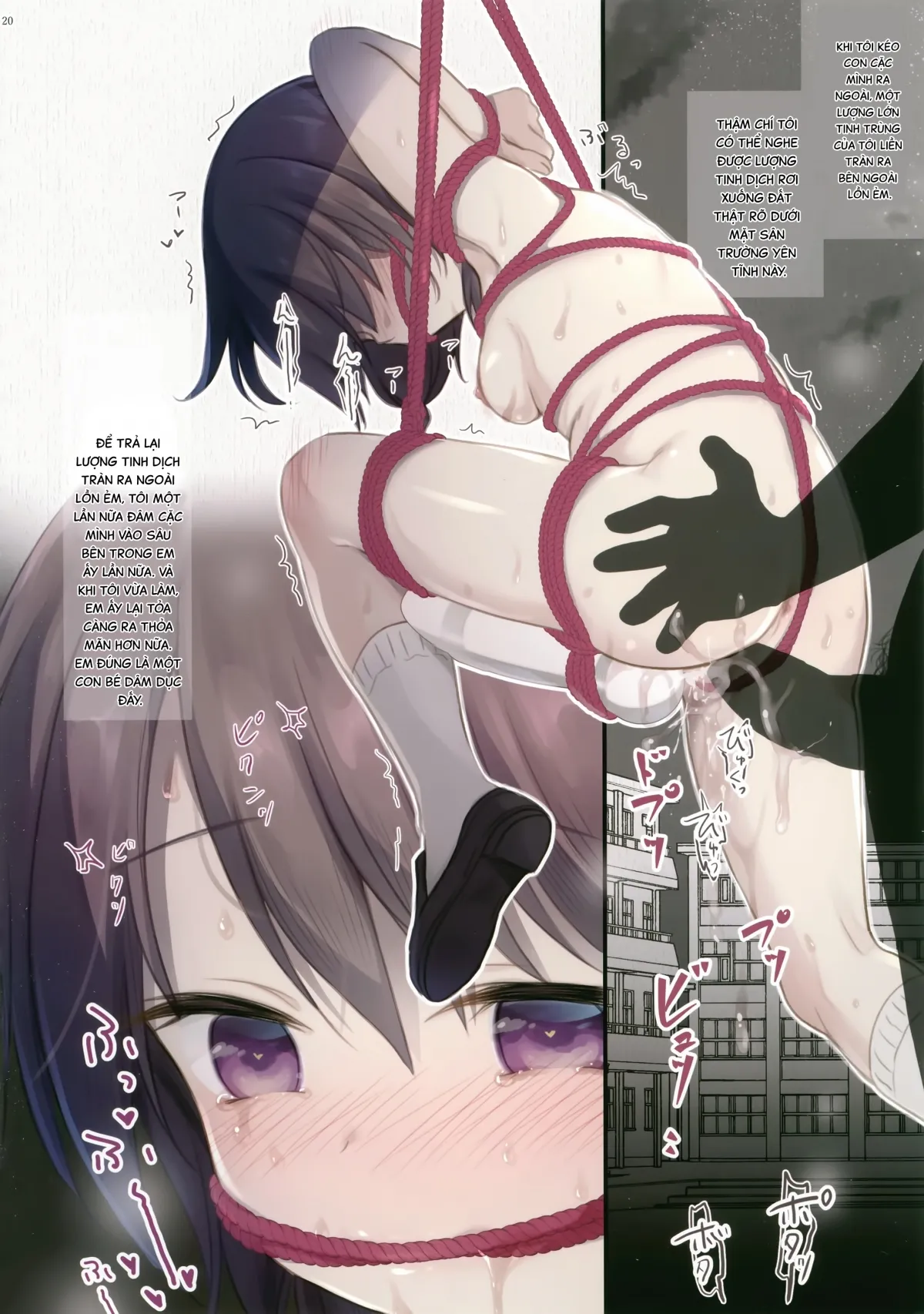 HentaiVN.net - Ảnh 20 - Bạo dâm bé loli dâm đãng. [JC X Kinbaku X Roshutsu | JC X Bondage X Exhibitionism] - Oneshot