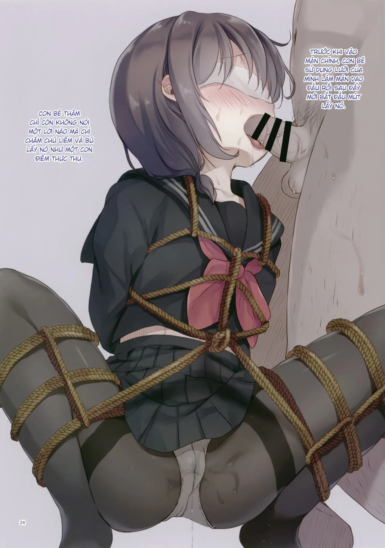 HentaiVN.net - Ảnh 6 - Bạo dâm bé loli dâm đãng. [JC X Kinbaku X Roshutsu | JC X Bondage X Exhibitionism] - Chap bonus