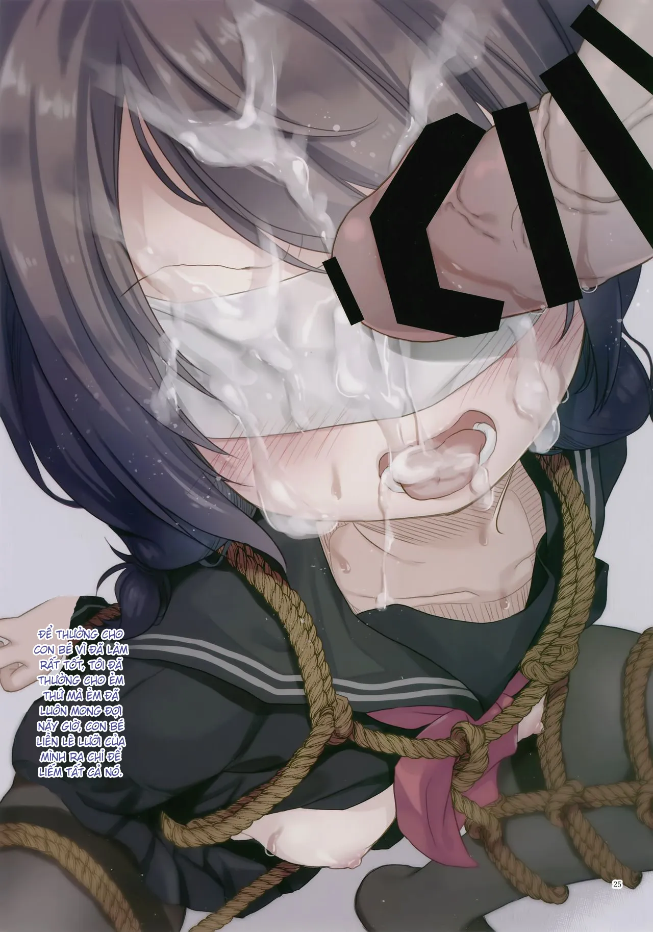 HentaiVN.net - Ảnh 7 - Bạo dâm bé loli dâm đãng. [JC X Kinbaku X Roshutsu | JC X Bondage X Exhibitionism] - Chap bonus