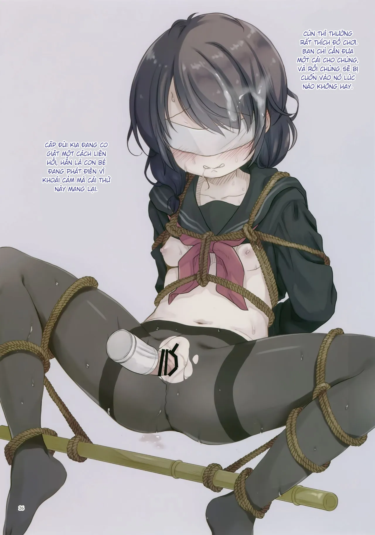 HentaiVN.net - Ảnh 8 - Bạo dâm bé loli dâm đãng. [JC X Kinbaku X Roshutsu | JC X Bondage X Exhibitionism] - Chap bonus
