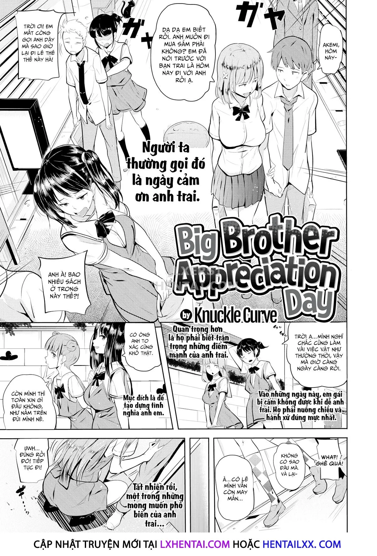 HentaiVN.net - Ảnh 5 - Big Brother Appreciation Day [COMIC XEros 52] - Oneshot