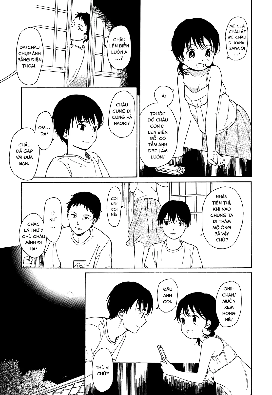 HentaiVN.net - Ảnh 4 - Nỗi buồn của người chú [Atsui Yoru; Hot Night] - Oneshot