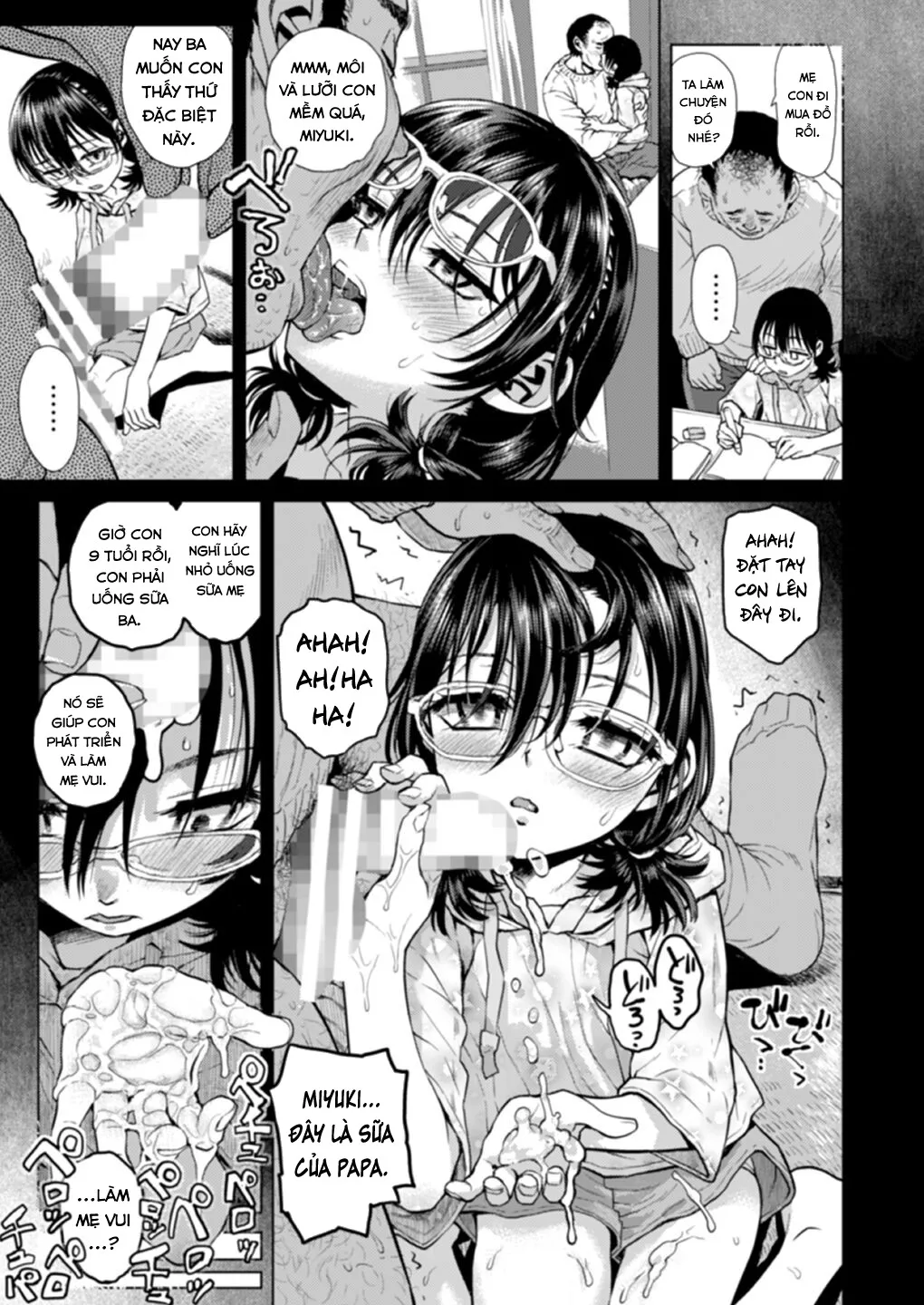 HentaiVN.net - Ảnh 10 - Watashi no Papa [Watashi no Papa ; Miyuki's Stepfather] - Oneshot