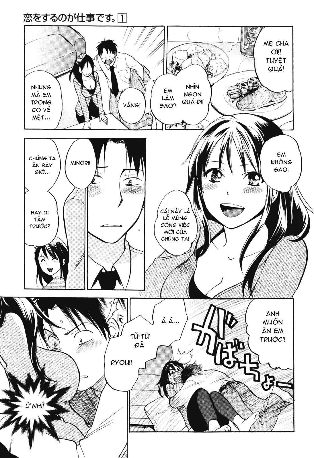 HentaiVN.net - Ảnh 18 - Koi Wo Suru No Ga Shigoto Desu [Love On The Job; Falling In Love Is Work.] - Chap 1 - Vol.1