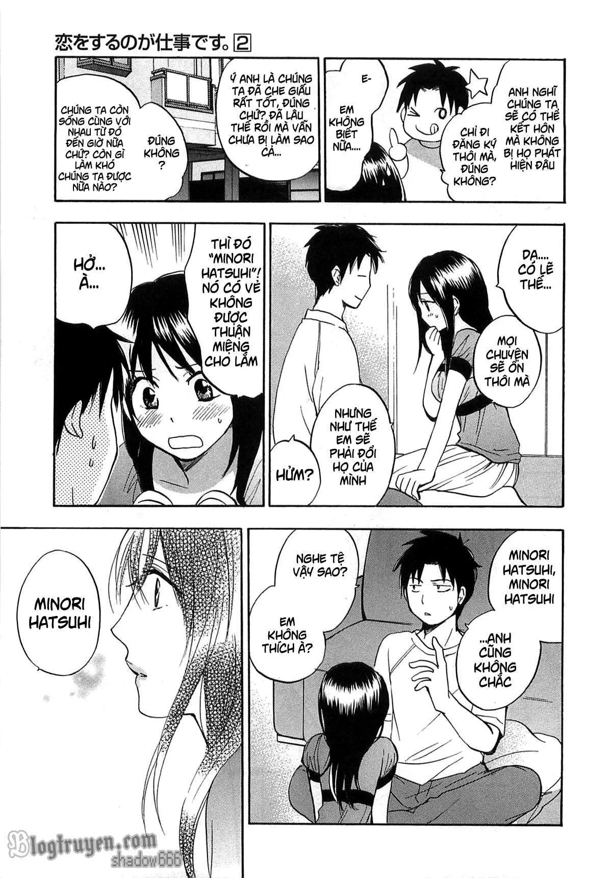 HentaiVN.net - Ảnh 9 - Koi Wo Suru No Ga Shigoto Desu [Love On The Job; Falling In Love Is Work.] - Chap 12