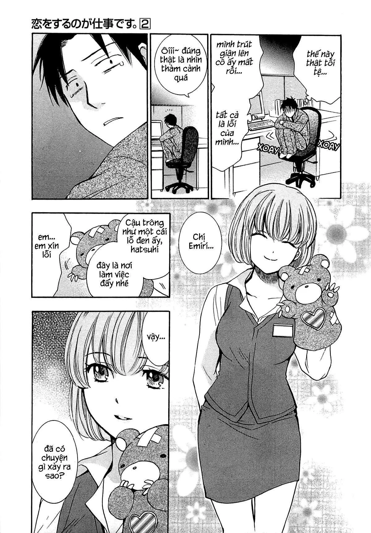 HentaiVN.net - Ảnh 7 - Koi Wo Suru No Ga Shigoto Desu [Love On The Job; Falling In Love Is Work.] - Chap 15