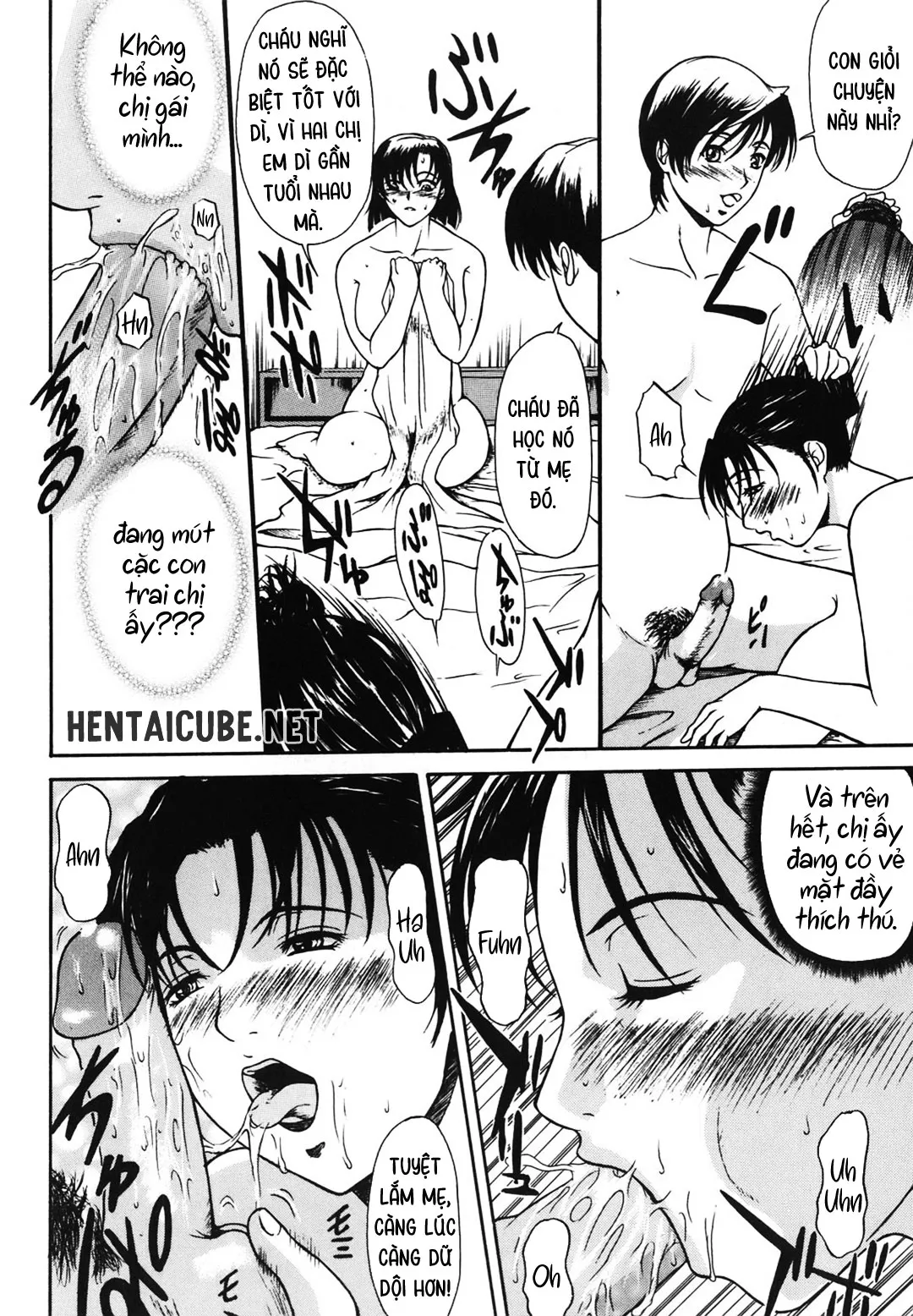 HentaiVN.net - Ảnh 7 - Mẹ và dì - Bộ đôi biến thái [Aioi no Shukujo; Double Perverts] - Chap 2 - [END]