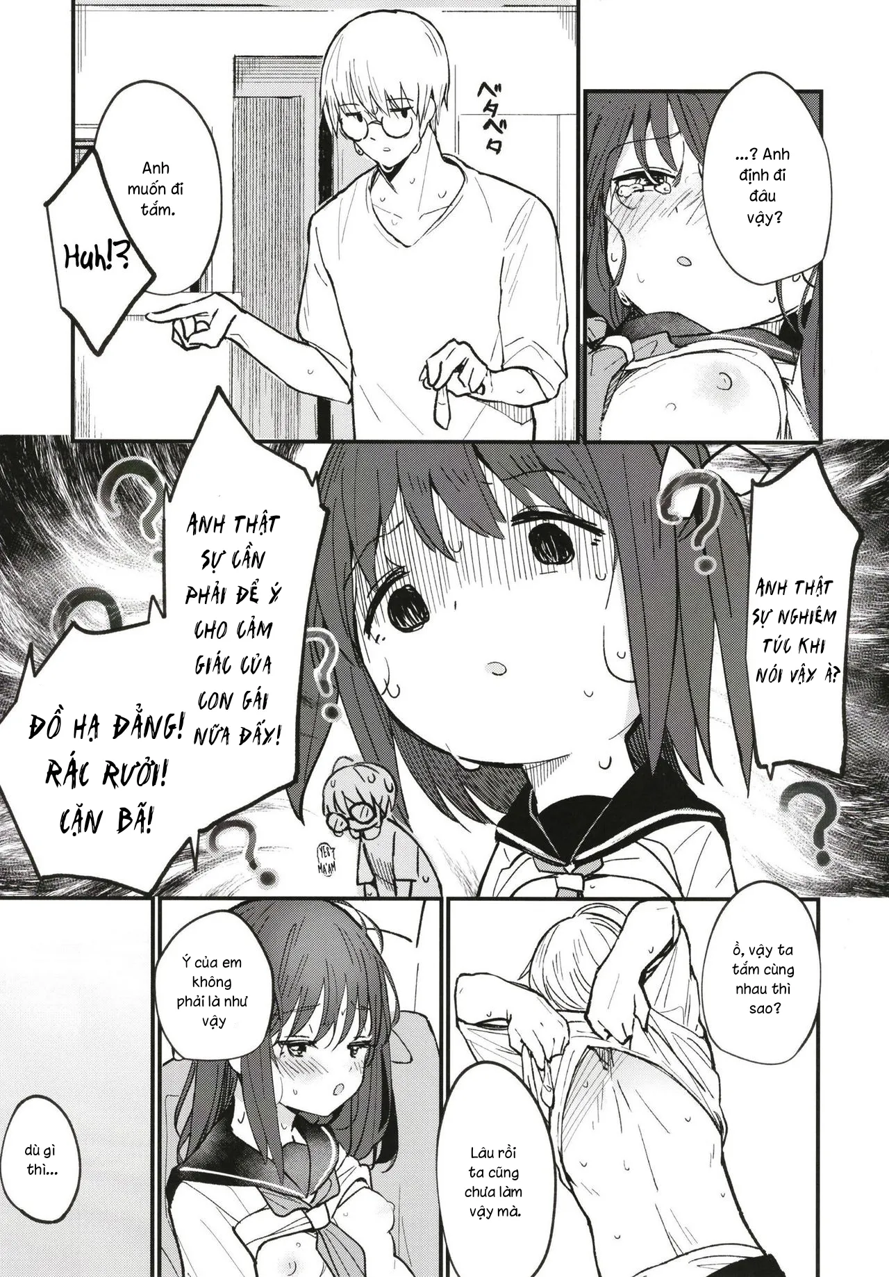 HentaiVN.net - Ảnh 14 - Onii-chan wa mada Natsuyasumichuu dakara Sex Shitemita [お兄ちゃんはまだ夏休み中だからセックスしてみた] - Oneshot - NGỌT