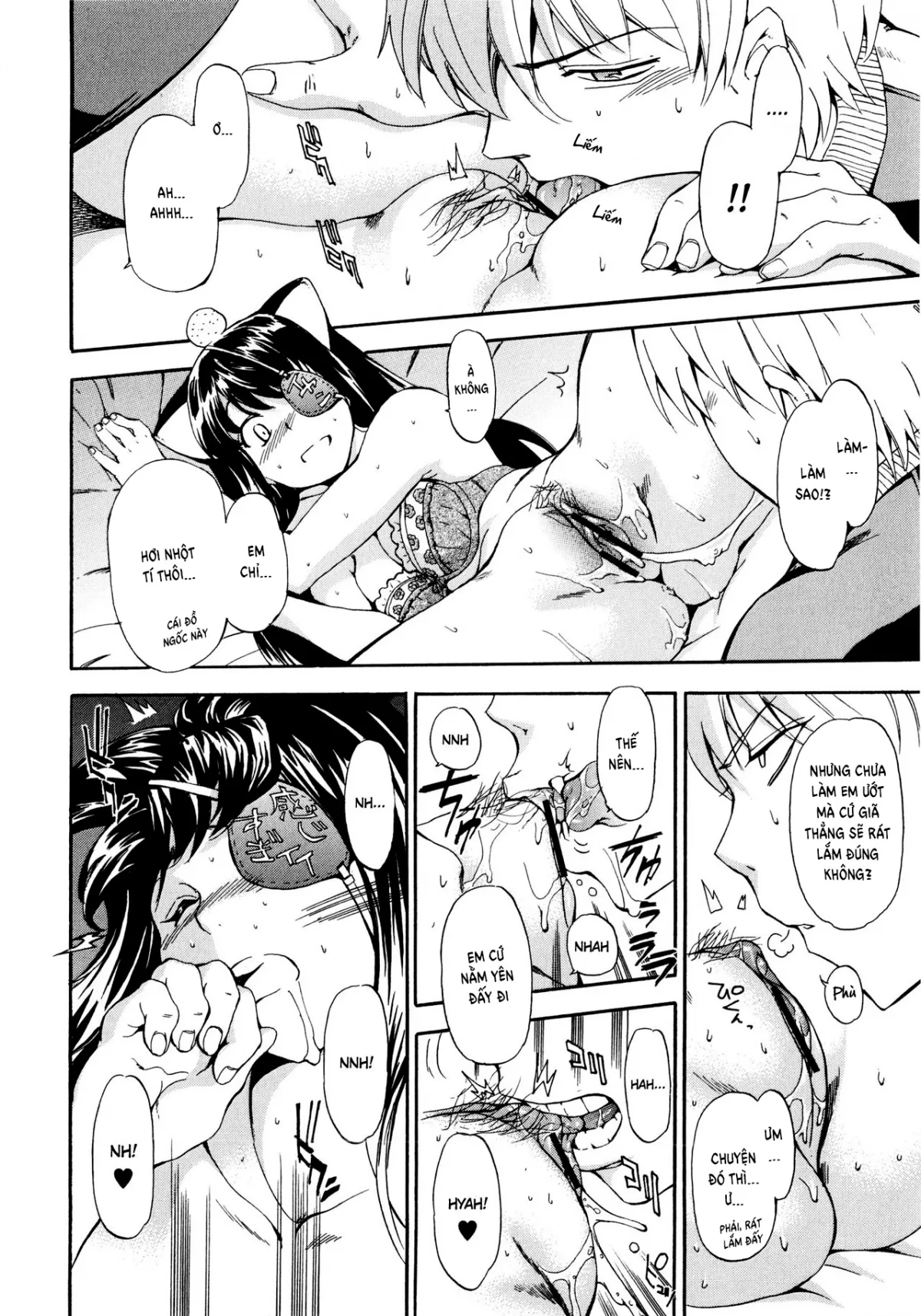 HentaiVN.net - Ảnh 12 - My Fucked-in-the-Head Younger Sister Comes in, Wearing Cat Ears and an Eyepatch [Atama no Okashii Imouto wa Gantai Nekomimi de Yattekuru] - Oneshot