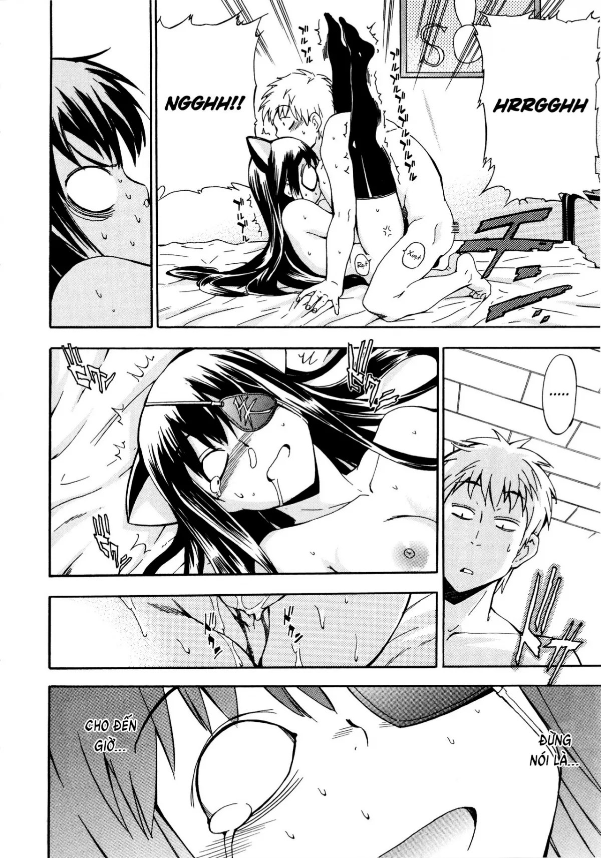 HentaiVN.net - Ảnh 18 - My Fucked-in-the-Head Younger Sister Comes in, Wearing Cat Ears and an Eyepatch [Atama no Okashii Imouto wa Gantai Nekomimi de Yattekuru] - Oneshot