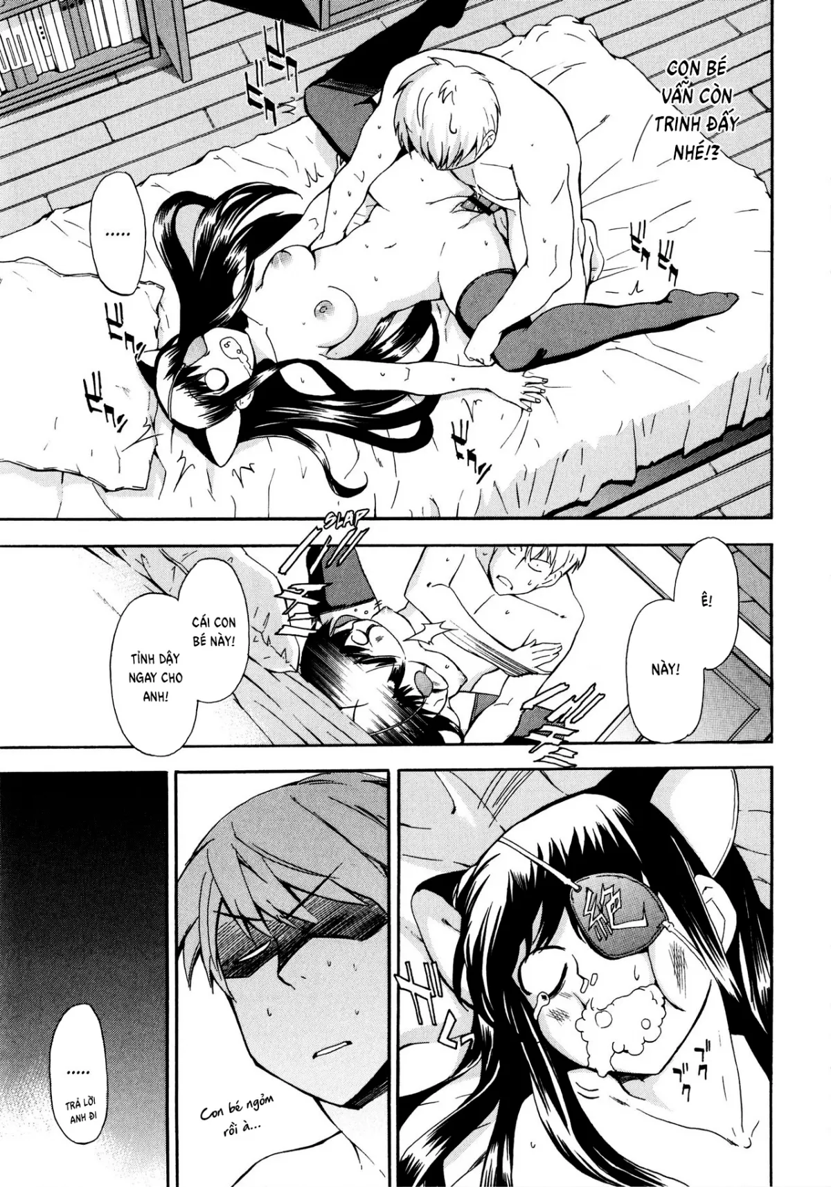 HentaiVN.net - Ảnh 19 - My Fucked-in-the-Head Younger Sister Comes in, Wearing Cat Ears and an Eyepatch [Atama no Okashii Imouto wa Gantai Nekomimi de Yattekuru] - Oneshot