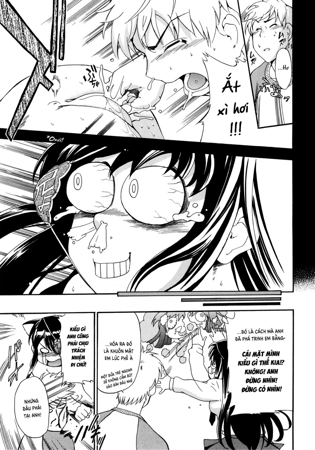 HentaiVN.net - Ảnh 9 - My Fucked-in-the-Head Younger Sister Comes in, Wearing Cat Ears and an Eyepatch [Atama no Okashii Imouto wa Gantai Nekomimi de Yattekuru] - Oneshot