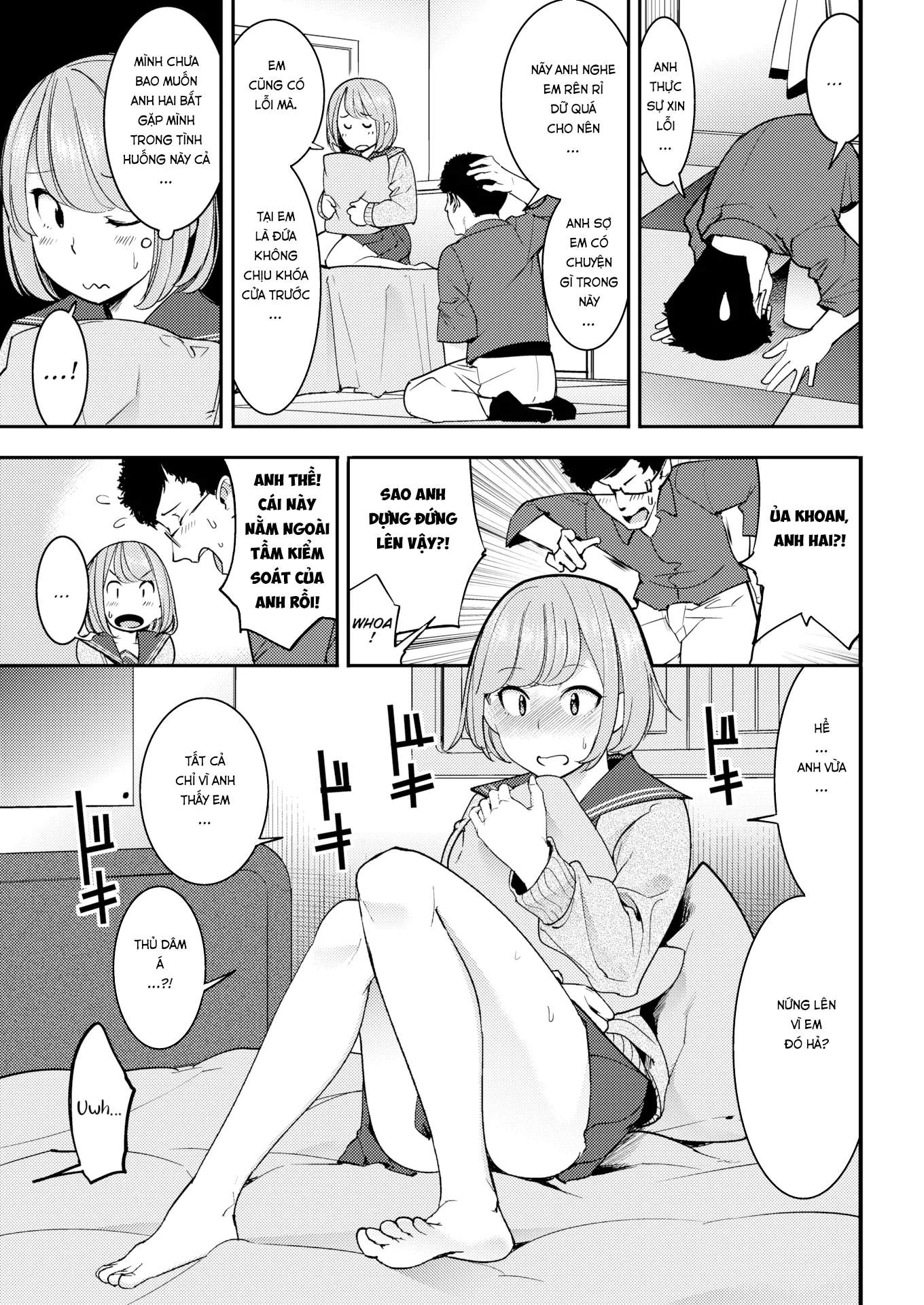 HentaiVN.net - Ảnh 10 - Cứ Chịch Nhau Đại Đi! [Just Strip, Damn It!] - Oneshot