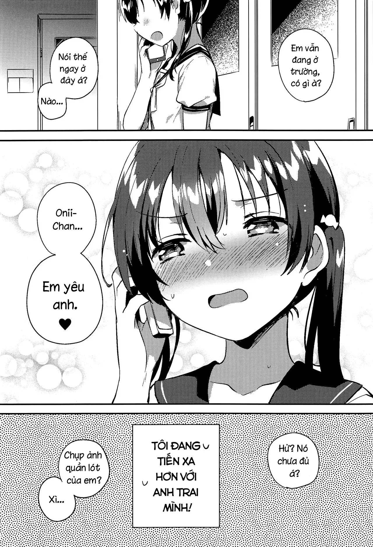 HentaiVN.net - Ảnh 3 - Làm tình với em gái của mình ư? Tởm quá đấy [Imouto to Sex Suru nante Kimochi Warui ;Having Sex With Your Little Sister? That's Gross!] - Oneshot