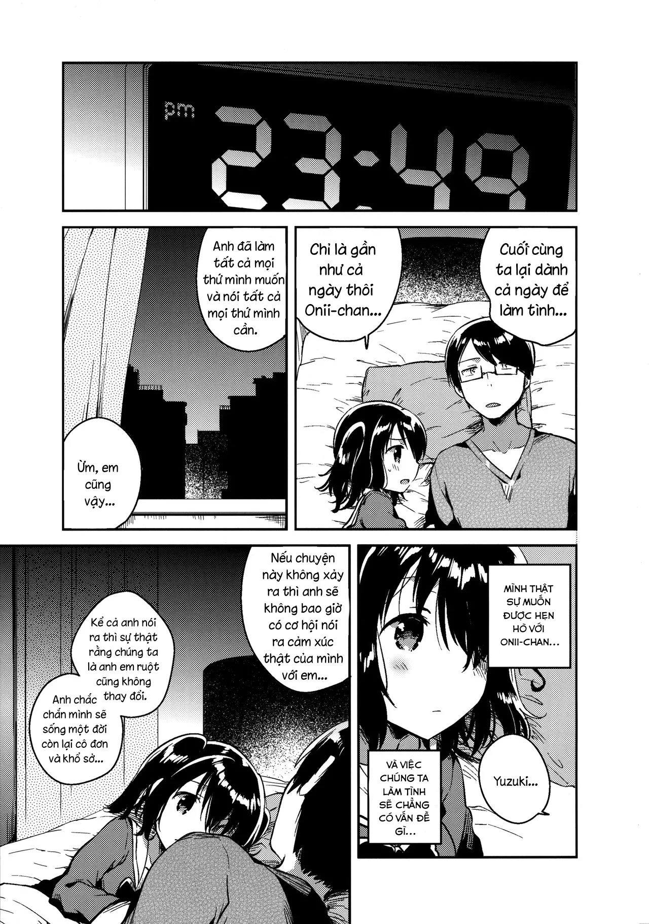 HentaiVN.net - Ảnh 24 - Hôm nay là tận thế nên tôi sẽ làm tình với em gái mình [Sekai ga Metsubou Suru node Imouto to Sex Suru ; The world is ending, so I'm having sex with my little] - Oneshot