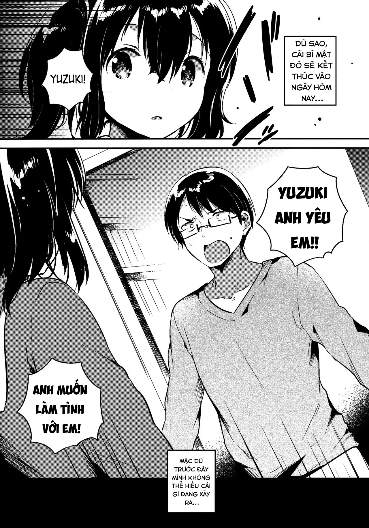 HentaiVN.net - Ảnh 3 - Hôm nay là tận thế nên tôi sẽ làm tình với em gái mình [Sekai ga Metsubou Suru node Imouto to Sex Suru ; The world is ending, so I'm having sex with my little] - Oneshot