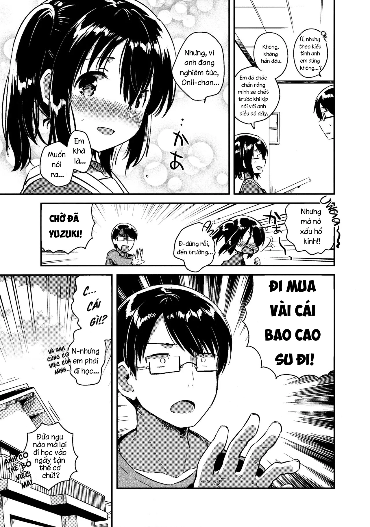 HentaiVN.net - Ảnh 9 - Hôm nay là tận thế nên tôi sẽ làm tình với em gái mình [Sekai ga Metsubou Suru node Imouto to Sex Suru ; The world is ending, so I'm having sex with my little] - Oneshot
