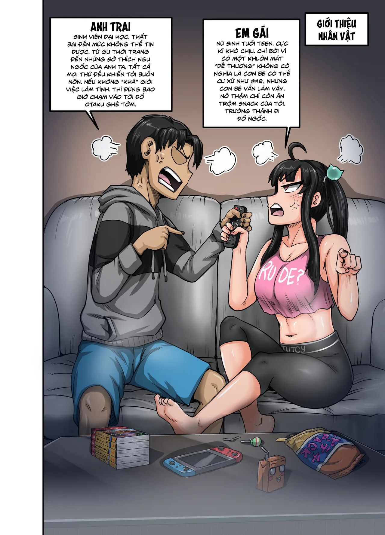 HentaiVN.net - Ảnh 3 - Em gái(kế) phiền toái cần phải được dạy dỗ!! [Mukatsuku Imouto wa Chanto Shikaranakucha!! ; ムカつく妹はちゃんと叱らなくちゃ!!] - Chap 0