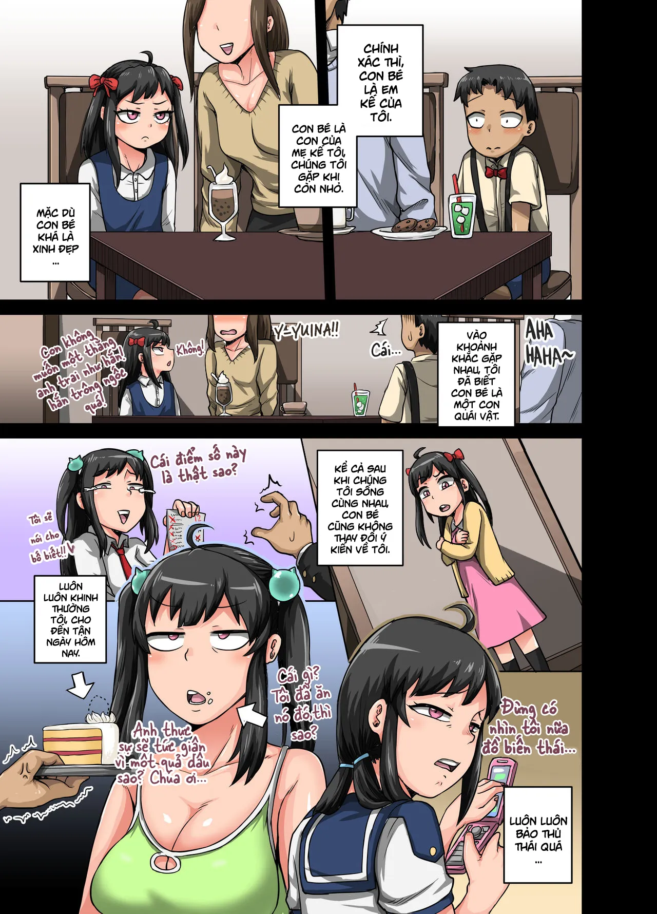 HentaiVN.net - Ảnh 6 - Em gái(kế) phiền toái cần phải được dạy dỗ!! [Mukatsuku Imouto wa Chanto Shikaranakucha!! ; ムカつく妹はちゃんと叱らなくちゃ!!] - Chap 0