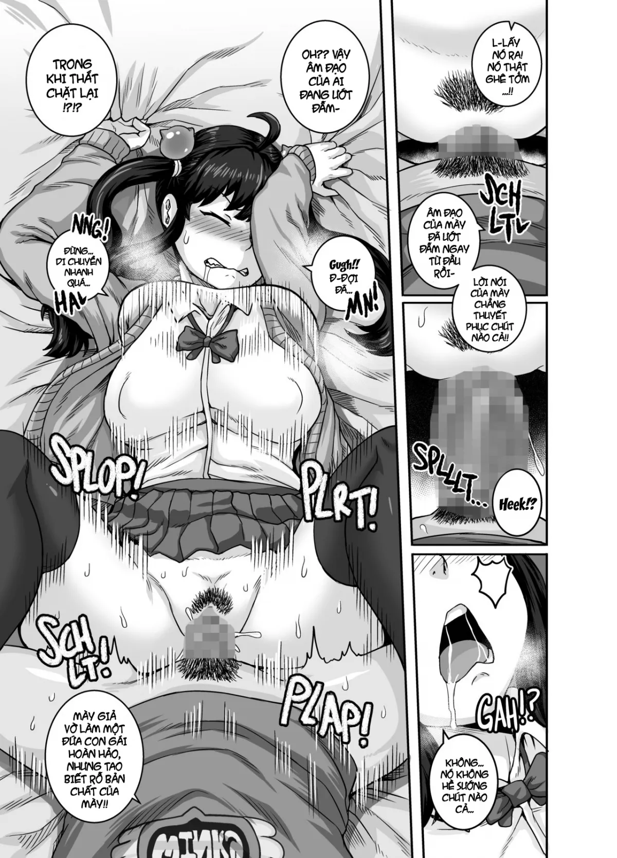 HentaiVN.net - Ảnh 6 - Em gái(kế) phiền toái cần phải được dạy dỗ!! [Mukatsuku Imouto wa Chanto Shikaranakucha!! ; ムカつく妹はちゃんと叱らなくちゃ!!] - Chap 1: Anh trai cần phải học bài!!