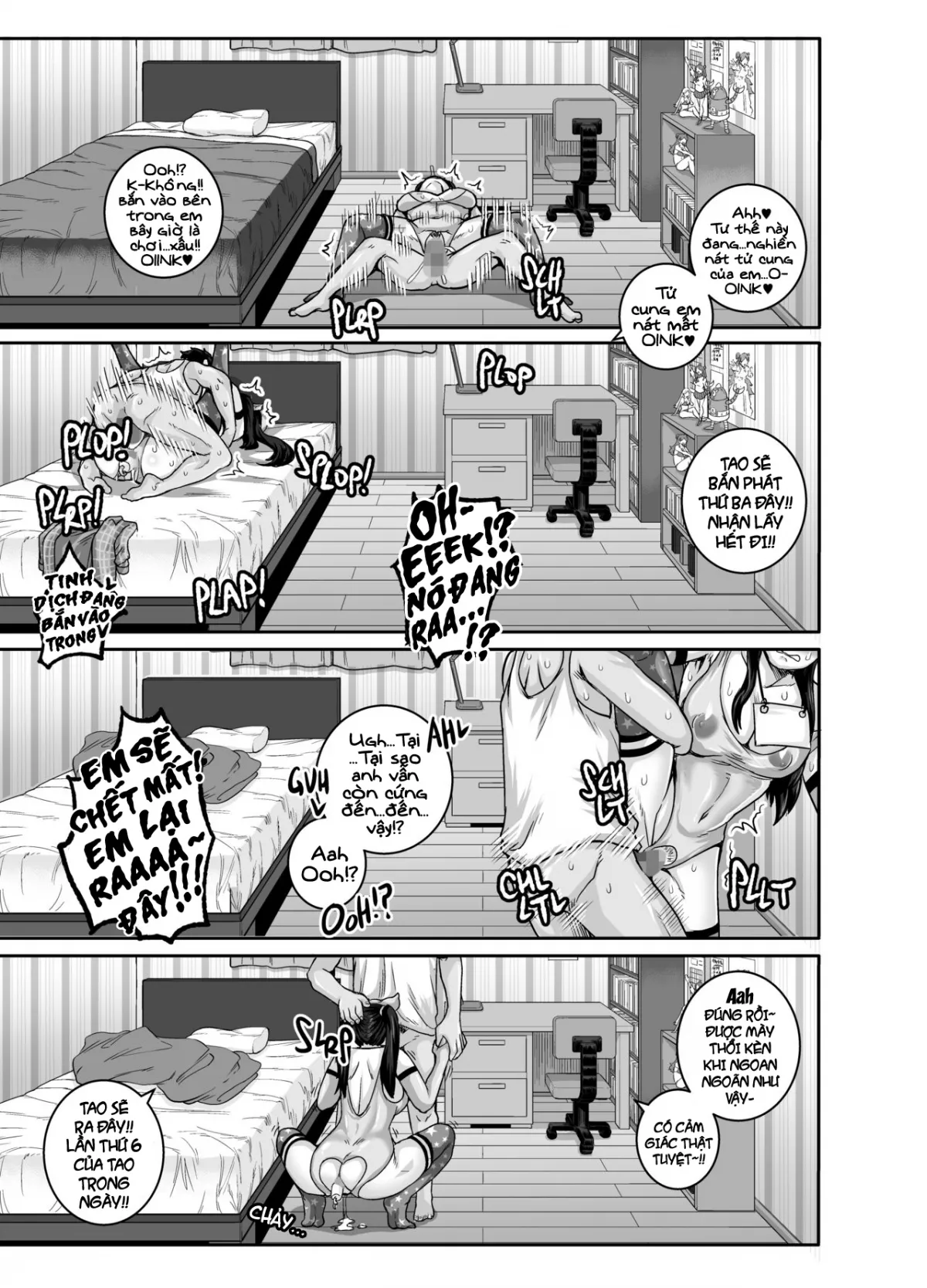 HentaiVN.net - Ảnh 18 - Em gái(kế) phiền toái cần phải được dạy dỗ!! [Mukatsuku Imouto wa Chanto Shikaranakucha!! ; ムカつく妹はちゃんと叱らなくちゃ!!] - Chap 2: Kẻ trộm pudding cần phải bị trừng phạt!!