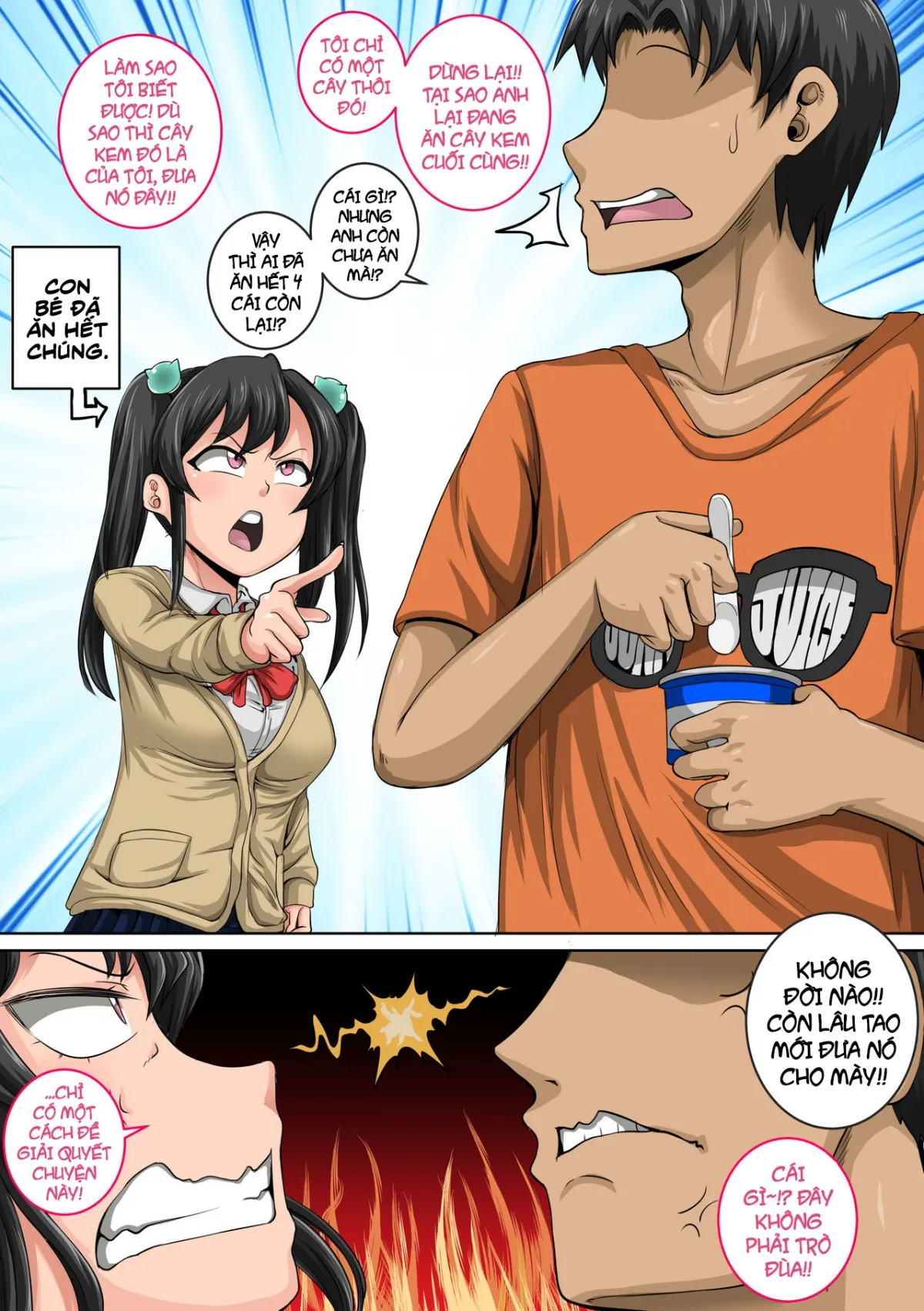 HentaiVN.net - Ảnh 10 - Em gái(kế) phiền toái cần phải được dạy dỗ!! [Mukatsuku Imouto wa Chanto Shikaranakucha!! ; ムカつく妹はちゃんと叱らなくちゃ!!] - Bonus - Full màu