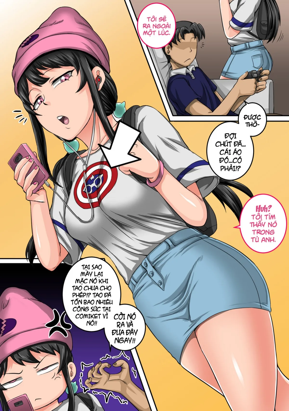 HentaiVN.net - Ảnh 16 - Em gái(kế) phiền toái cần phải được dạy dỗ!! [Mukatsuku Imouto wa Chanto Shikaranakucha!! ; ムカつく妹はちゃんと叱らなくちゃ!!] - Bonus - Full màu