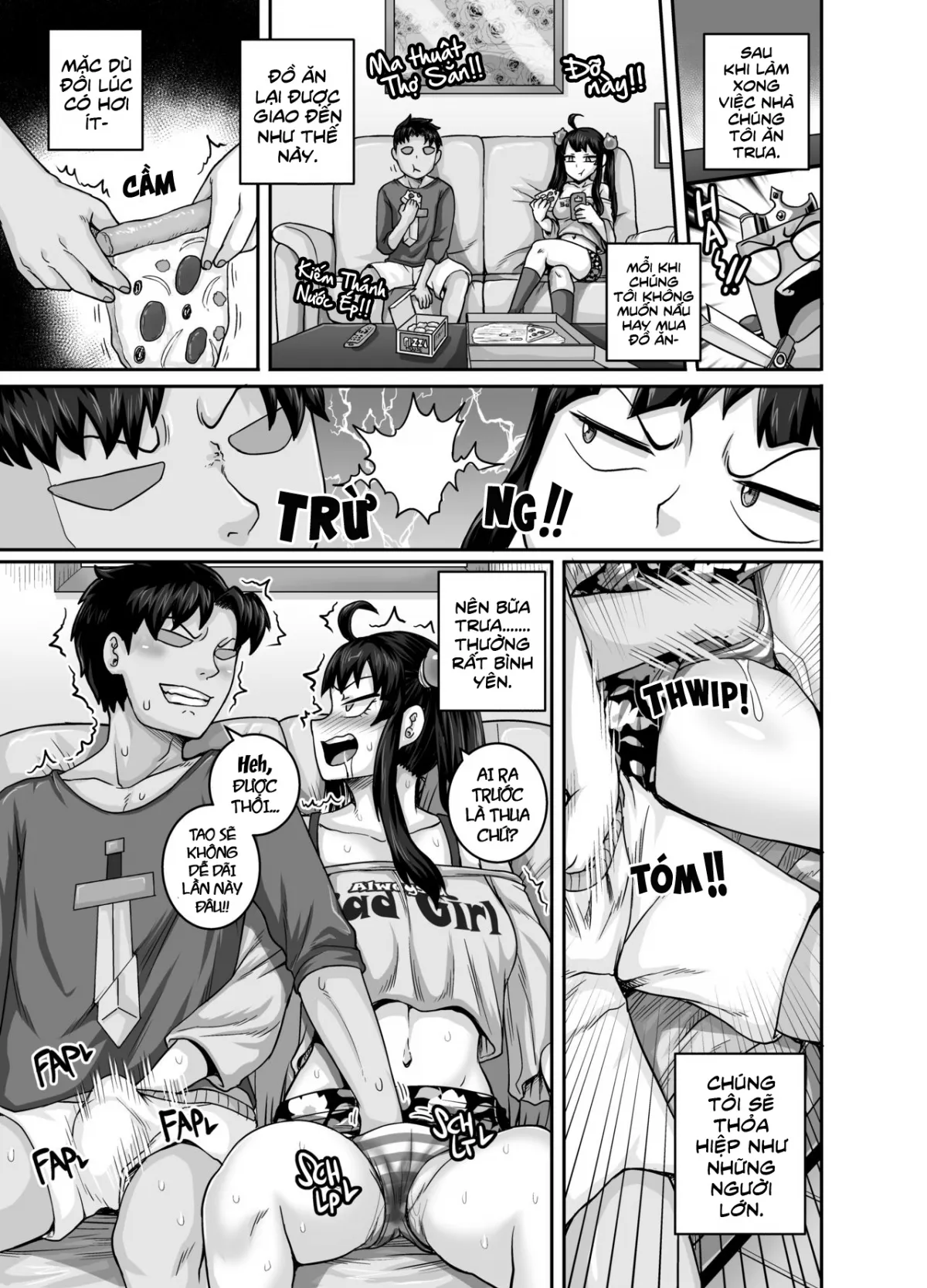 HentaiVN.net - Ảnh 6 - Em gái(kế) phiền toái cần phải được dạy dỗ!! [Mukatsuku Imouto wa Chanto Shikaranakucha!! ; ムカつく妹はちゃんと叱らなくちゃ!!] - [END]