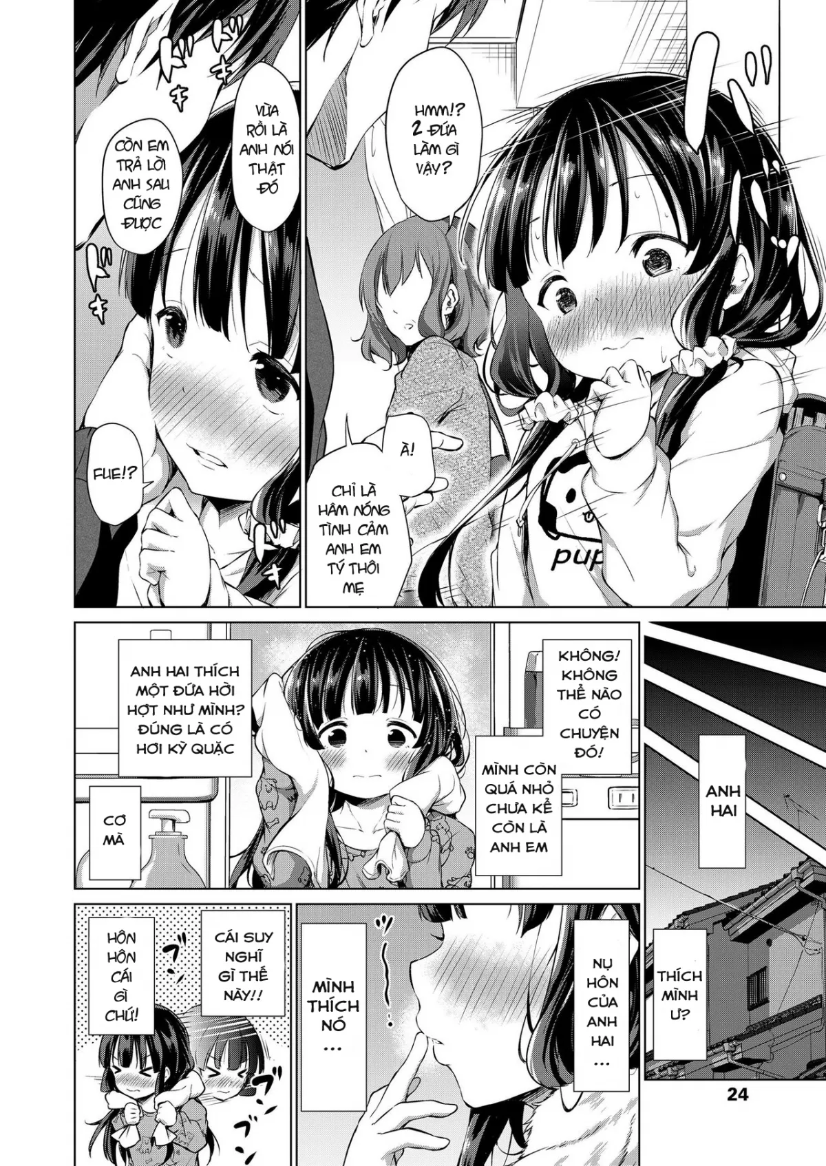 HentaiVN.net - Ảnh 4 - Dáng hình anh em (Ngọt) [Kyodai no katachi] - Chap 1