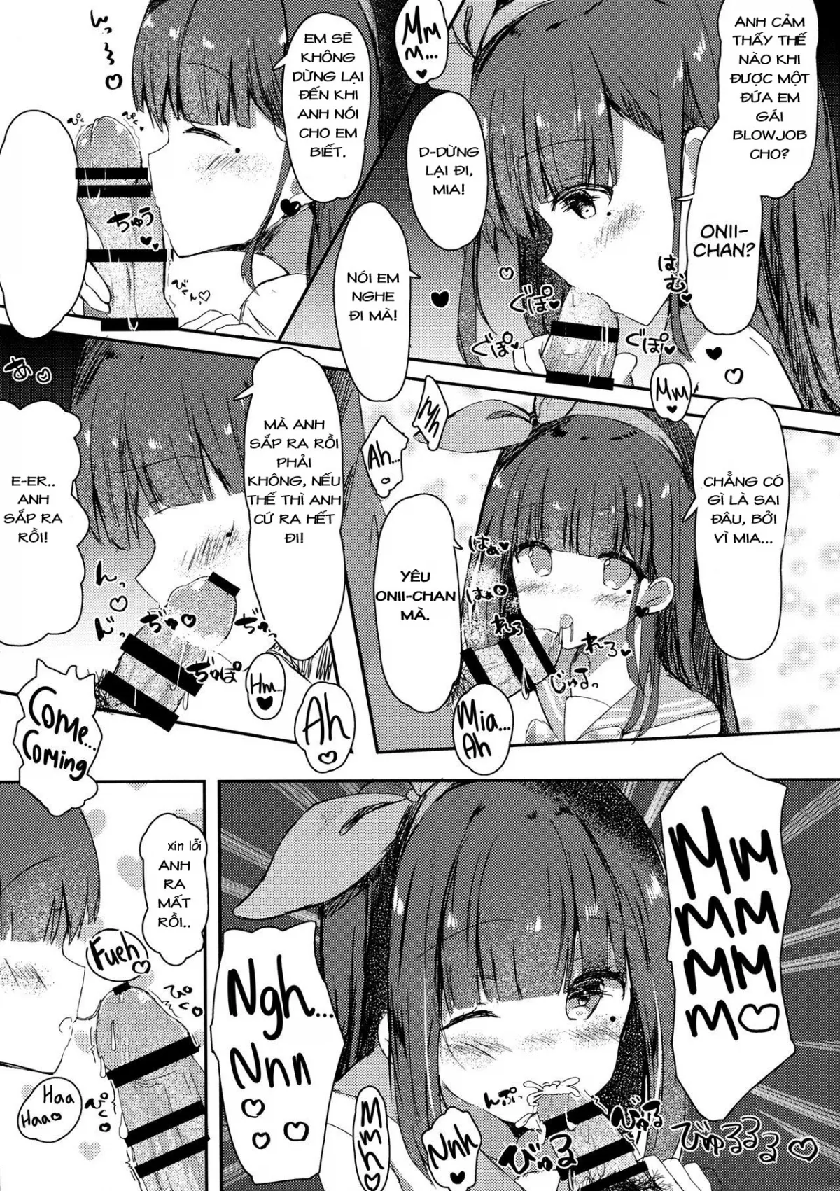 HentaiVN.net - Ảnh 9 - Vận dụng thằng anh khổ dâm [Onii-chan's ejaculation management ; Onii-chan no Shasei Kanri-gakari desu] - Chap 3: Em lấy trinh của anh nhé, Onii-chan!