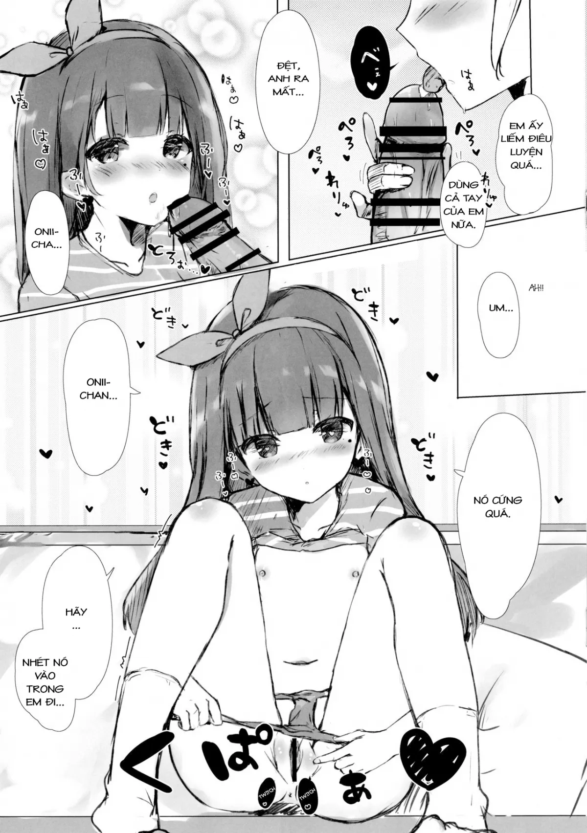 HentaiVN.net - Ảnh 11 - Vận dụng thằng anh khổ dâm [Onii-chan's ejaculation management ; Onii-chan no Shasei Kanri-gakari desu] - Chap 4: Thằng anh đã hết khổ dâm