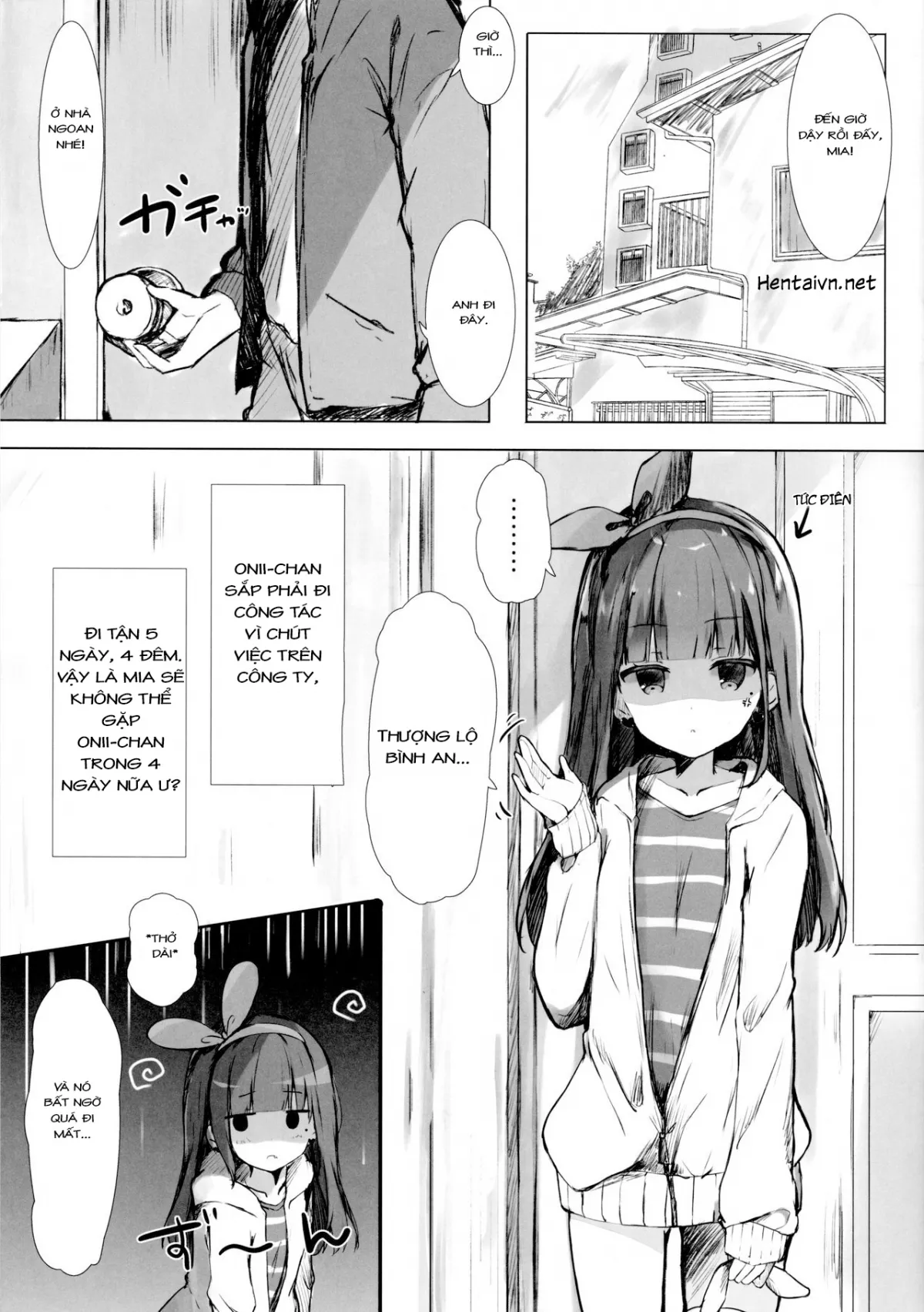HentaiVN.net - Ảnh 5 - Vận dụng thằng anh khổ dâm [Onii-chan's ejaculation management ; Onii-chan no Shasei Kanri-gakari desu] - Chap 4: Thằng anh đã hết khổ dâm