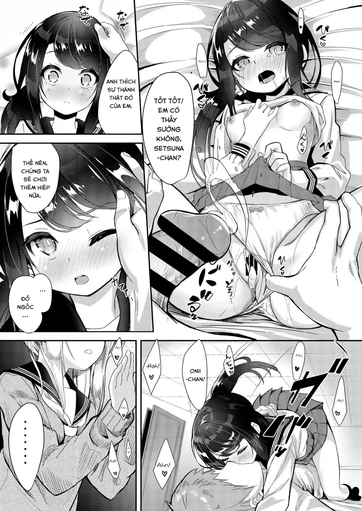HentaiVN.net - Ảnh 24 - Thụ tinh cho em gái. [Sister Breeding] - Chap 1: Trừng phạt Tsukimiya Setsuna