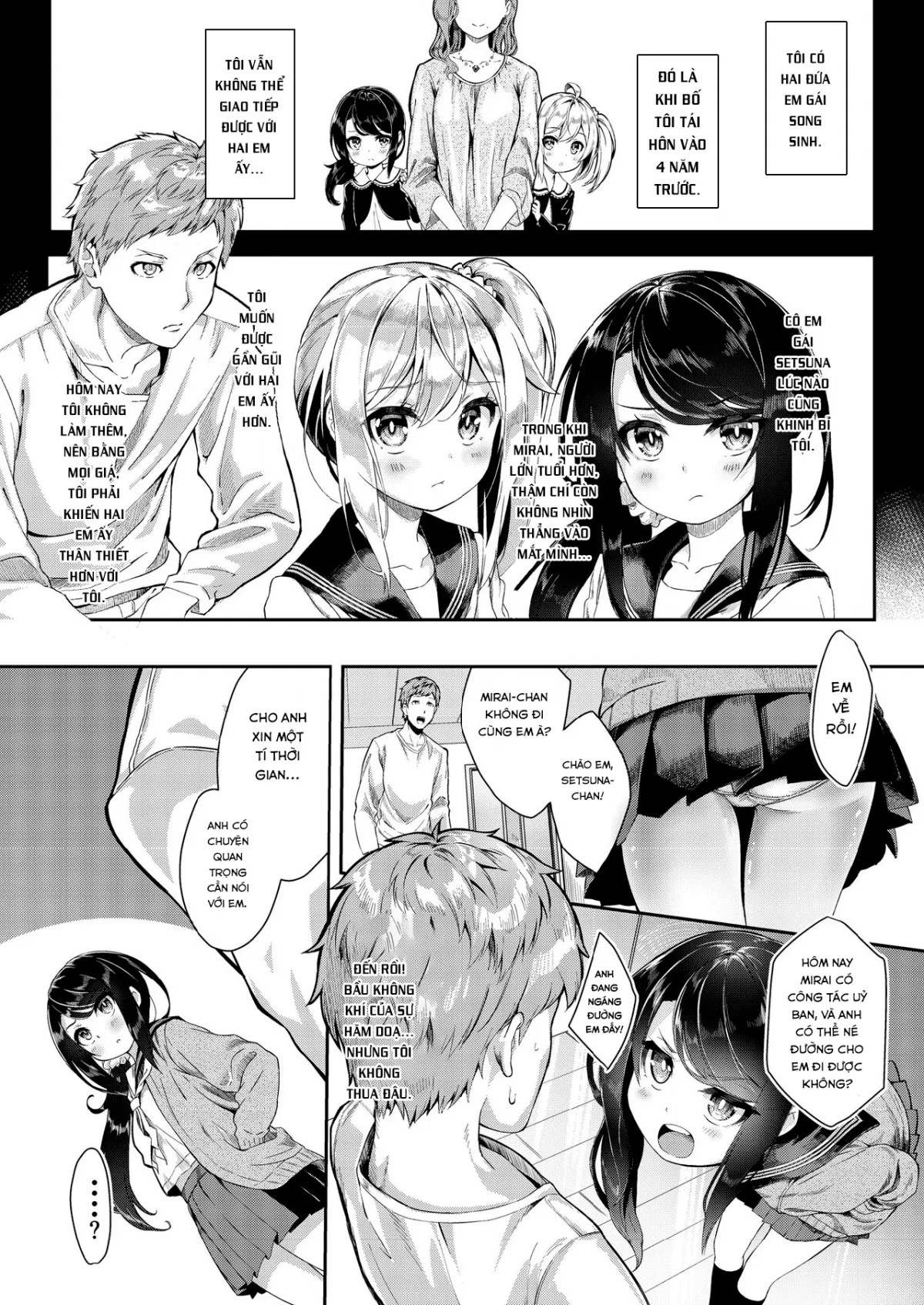 HentaiVN.net - Ảnh 3 - Thụ tinh cho em gái. [Sister Breeding] - Chap 1: Trừng phạt Tsukimiya Setsuna