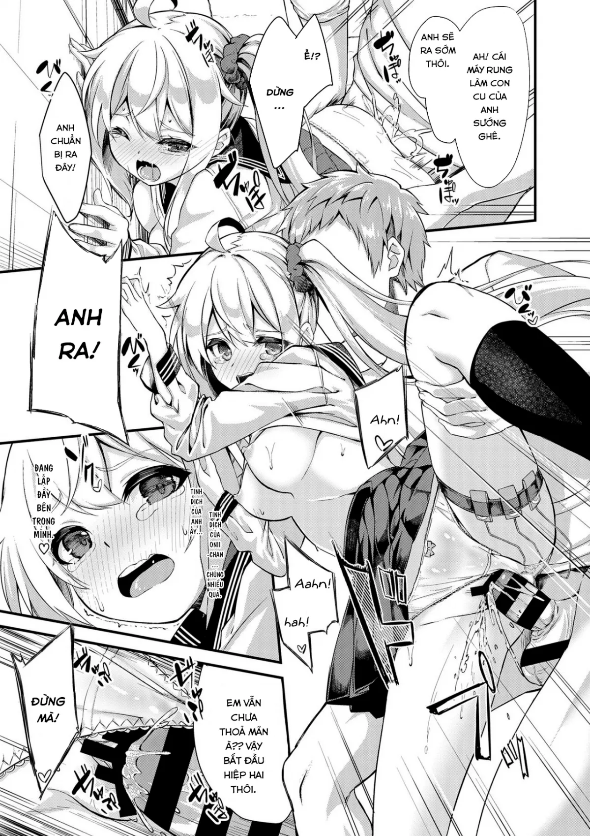 HentaiVN.net - Ảnh 18 - Thụ tinh cho em gái. [Sister Breeding] - Chap 2: Mần thịt Tsukimiya Mirai