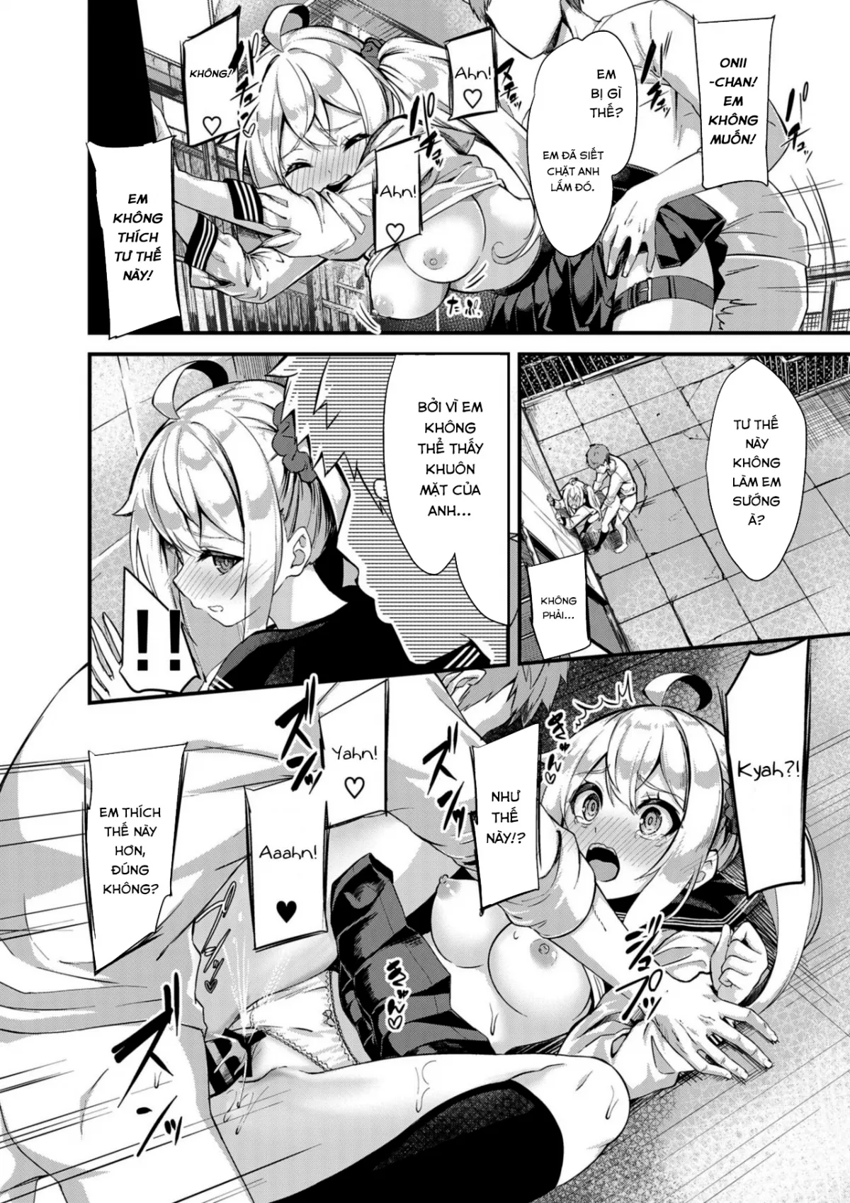 HentaiVN.net - Ảnh 19 - Thụ tinh cho em gái. [Sister Breeding] - Chap 2: Mần thịt Tsukimiya Mirai