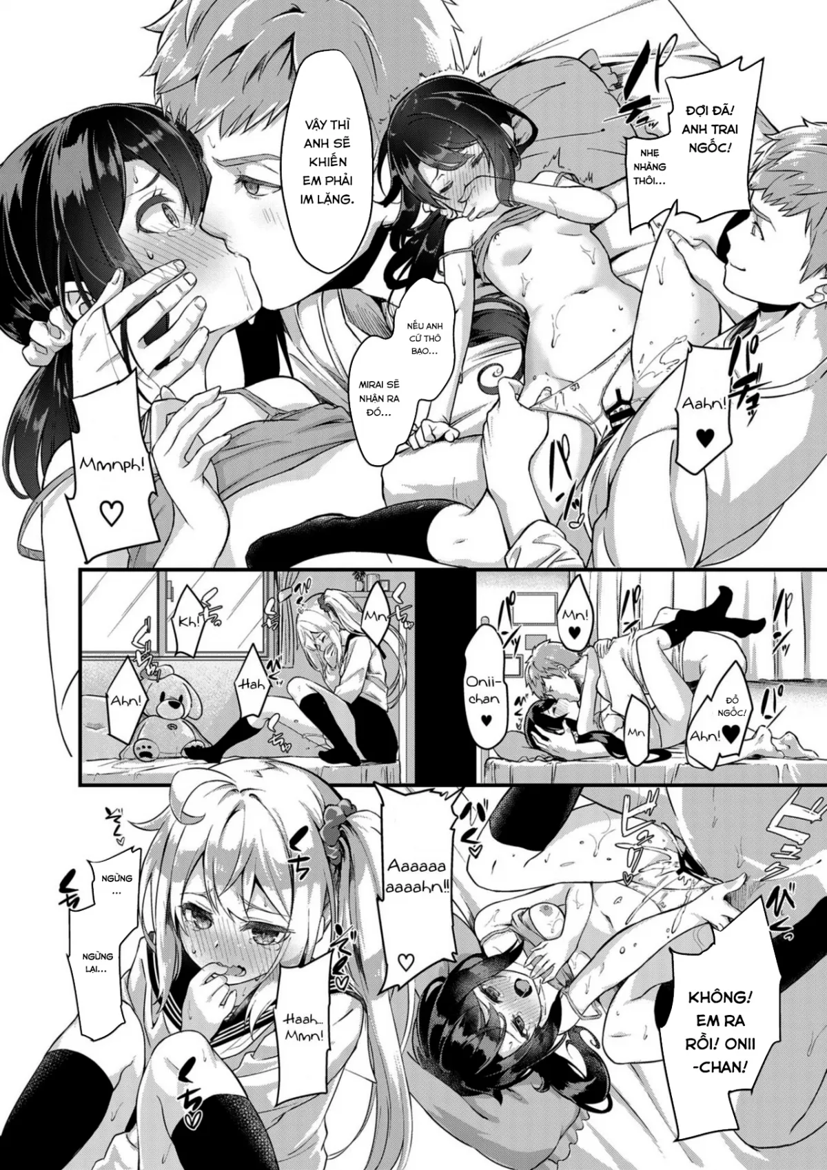 HentaiVN.net - Ảnh 3 - Thụ tinh cho em gái. [Sister Breeding] - Chap 2: Mần thịt Tsukimiya Mirai