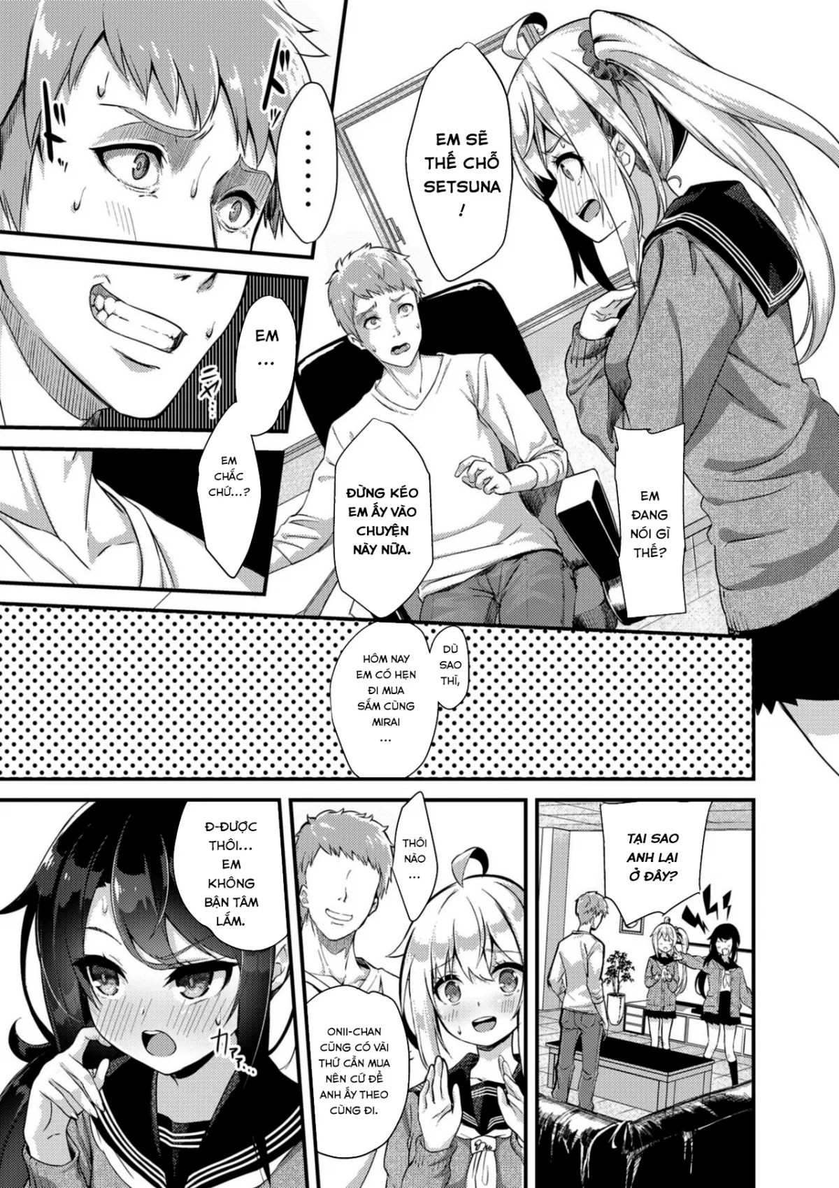 HentaiVN.net - Ảnh 6 - Thụ tinh cho em gái. [Sister Breeding] - Chap 2: Mần thịt Tsukimiya Mirai