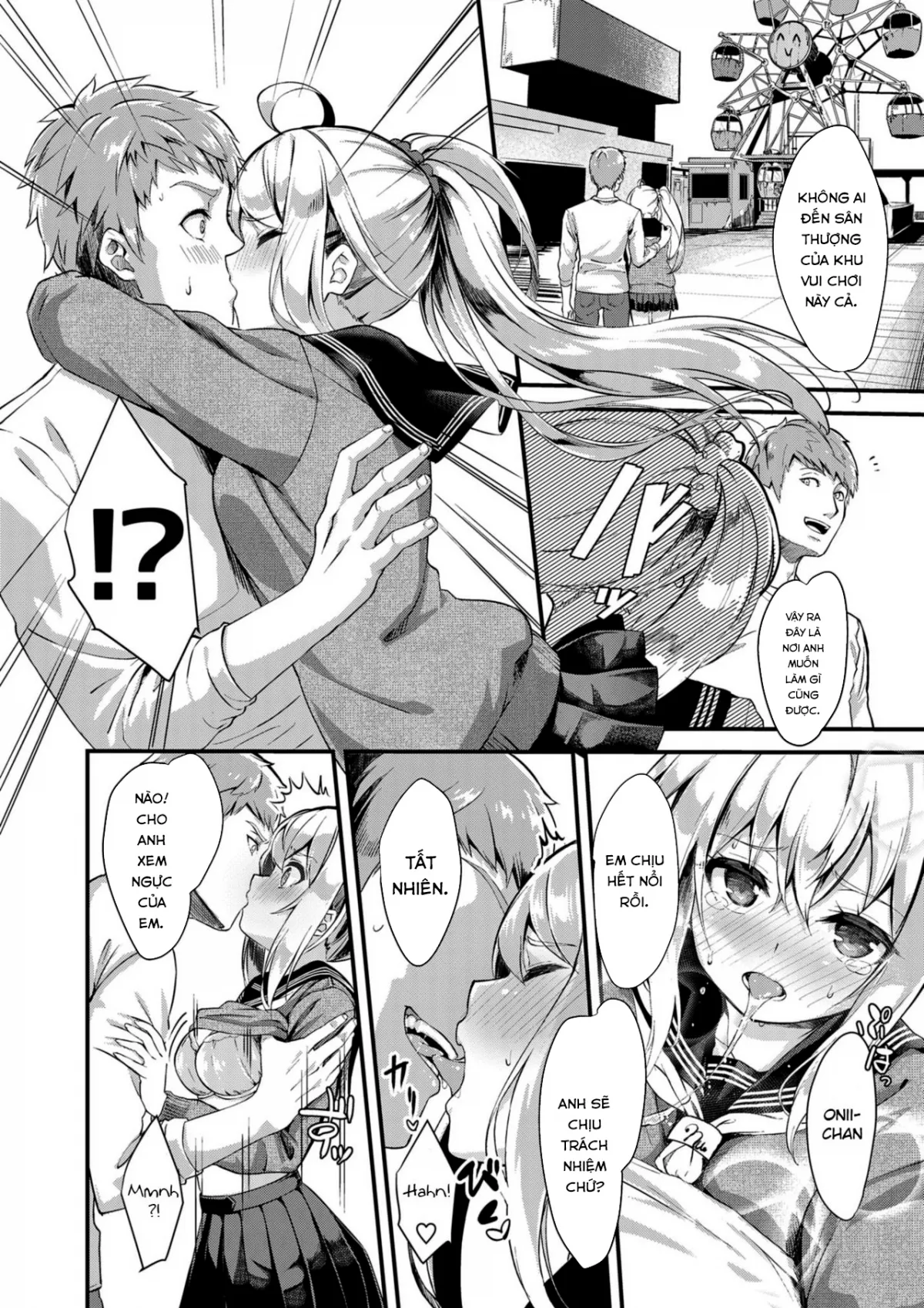 HentaiVN.net - Ảnh 9 - Thụ tinh cho em gái. [Sister Breeding] - Chap 2: Mần thịt Tsukimiya Mirai