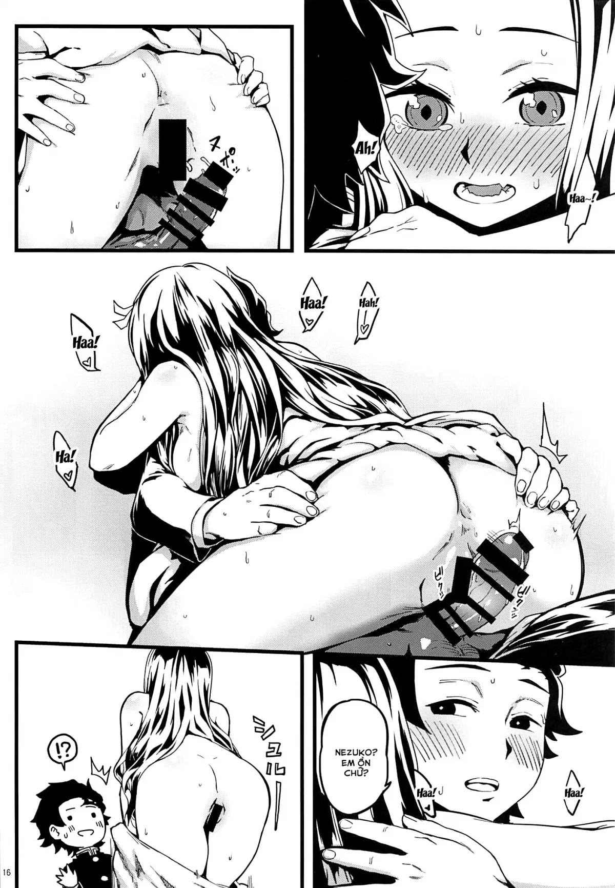 HentaiVN.net - Ảnh 18 - Thụ thai cho em gái quỷ [Demon Sister's Pregnancy ; 鬼妹の妊] - Oneshot