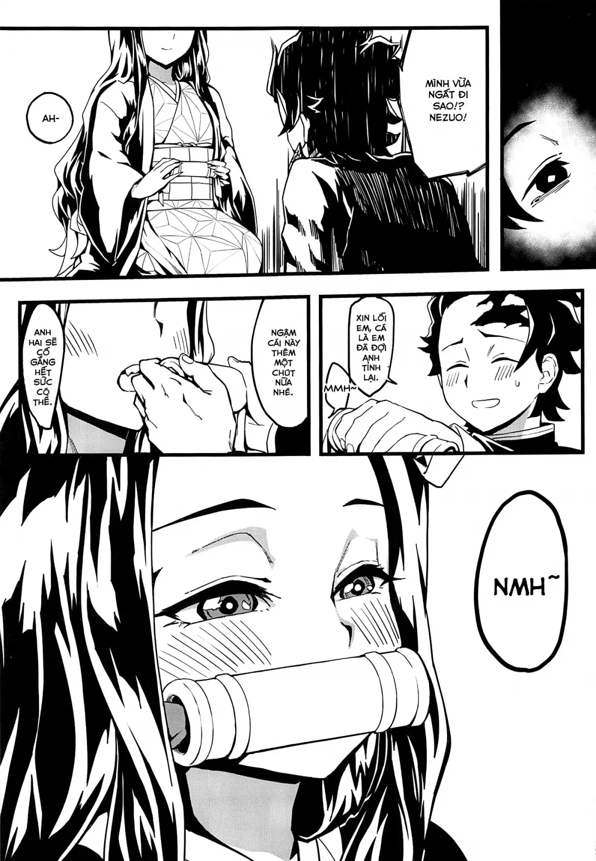 HentaiVN.net - Ảnh 25 - Thụ thai cho em gái quỷ [Demon Sister's Pregnancy ; 鬼妹の妊] - Oneshot