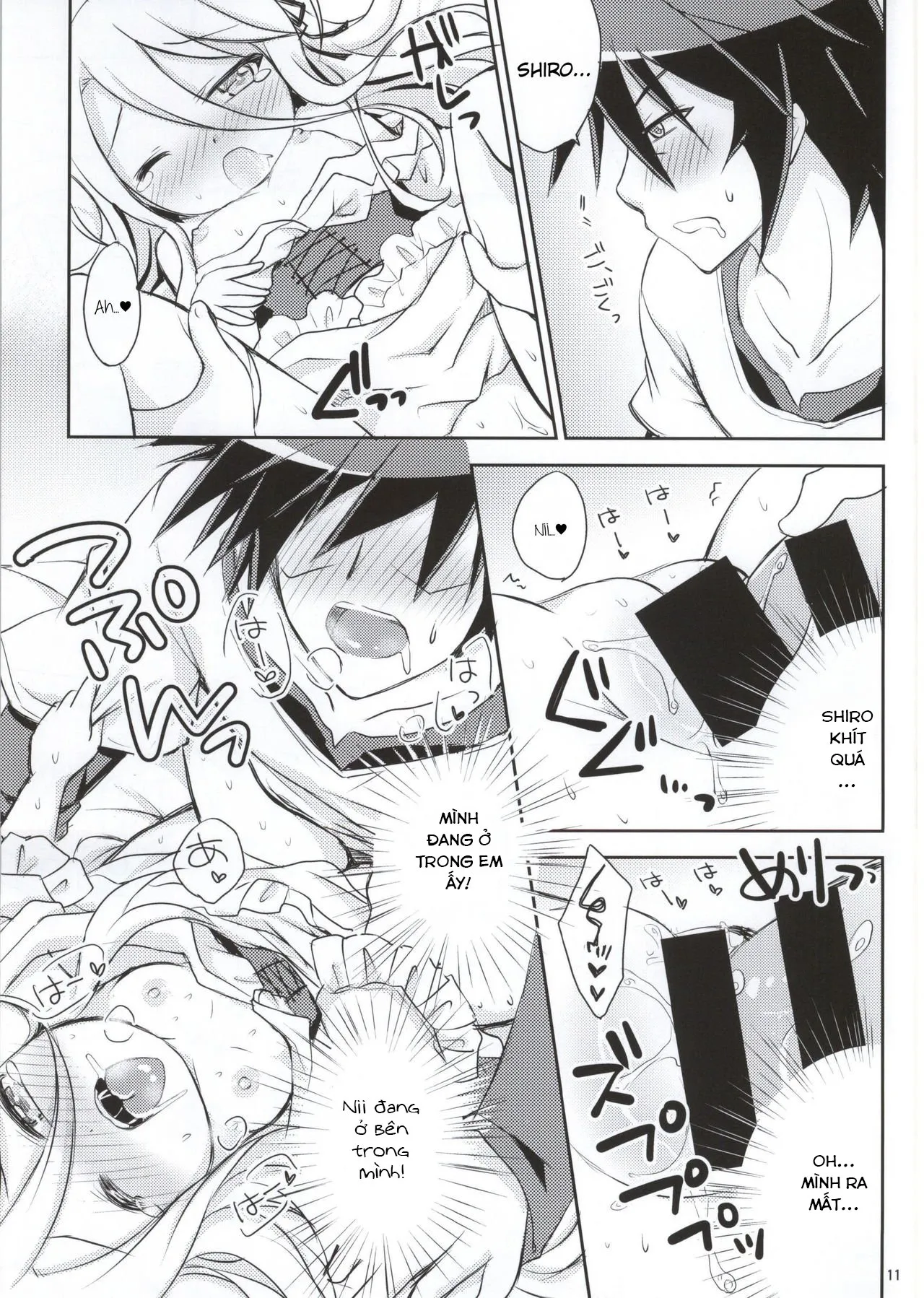 HentaiVN.net - Ảnh 10 - Nii, Osotte! (No Game No Life) - Oneshot
